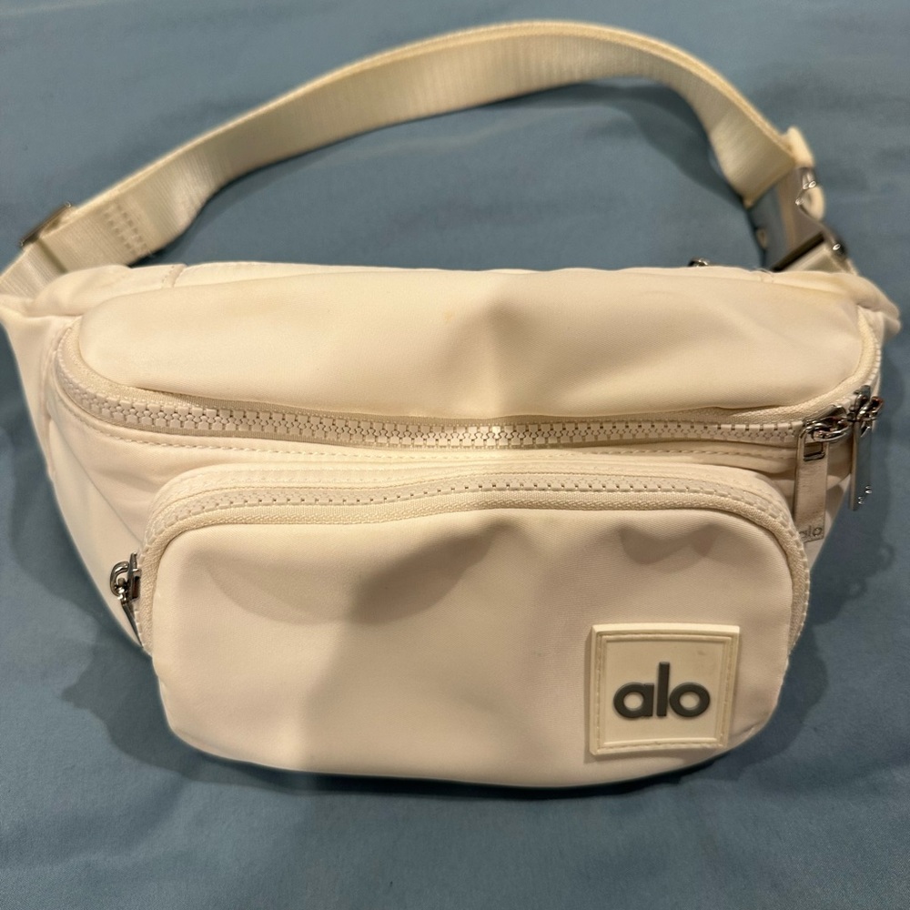 ALO Yoga White Crossbody Bag